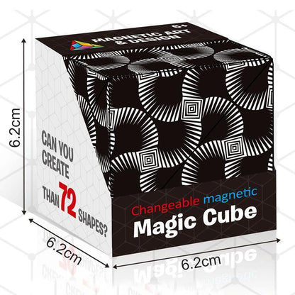 Puzzle Cube Magnetic Folding Fidget Toy