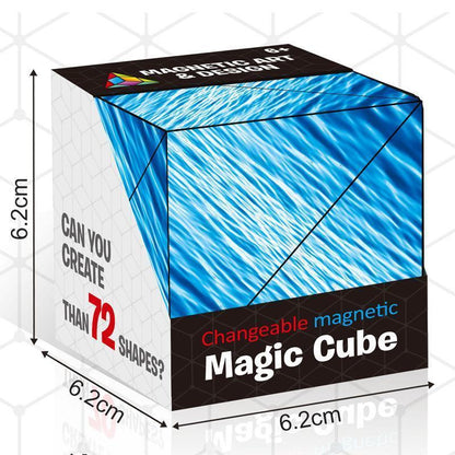 Puzzle Cube Magnetic Folding Fidget Toy