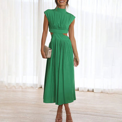 Emilia Elegant High Neck Dress