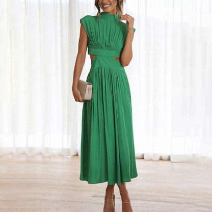 Emilia Elegant High Neck Dress
