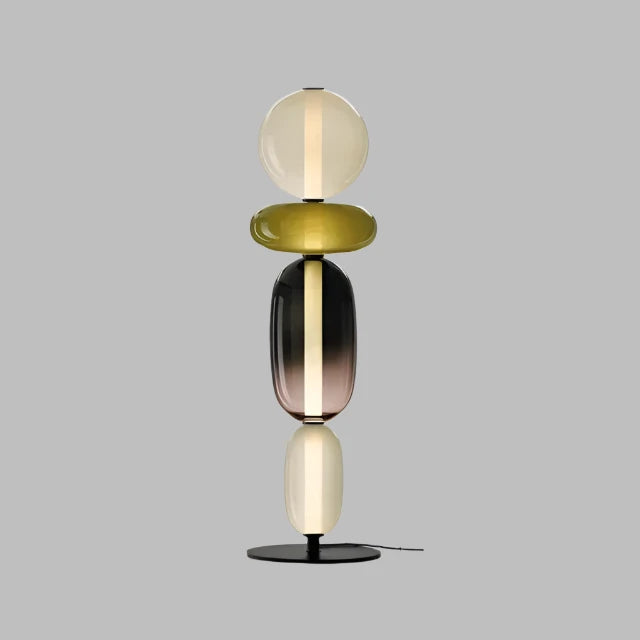 LED Glass Colour Changing Floor Lamp