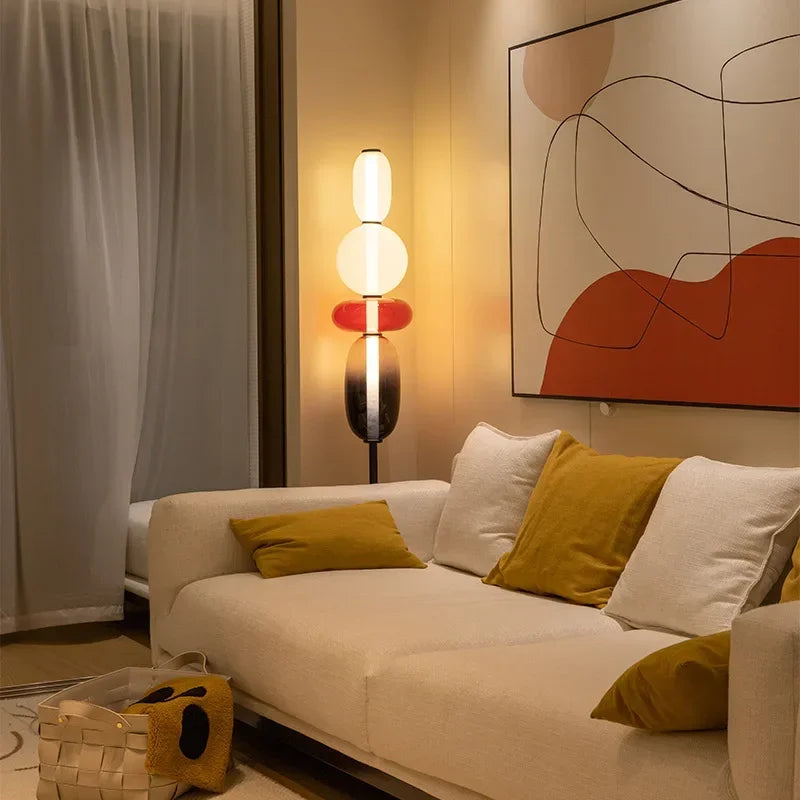 LED Glass Colour Changing Floor Lamp