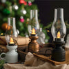 LED Table Lamp with Vintage Lantern Style