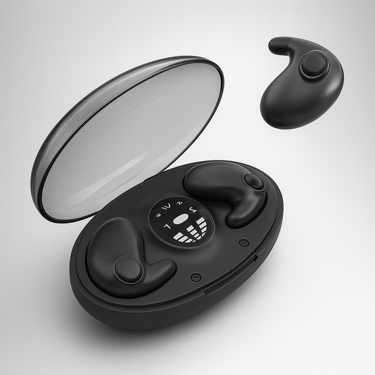 Wireless Earbuds Mini Silicone Noise Cancelling