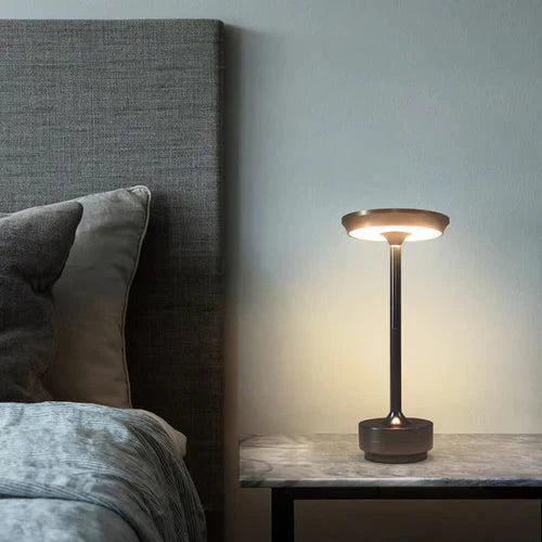 Table Lamp Brass LED Rechargeable Indoor Outdoor