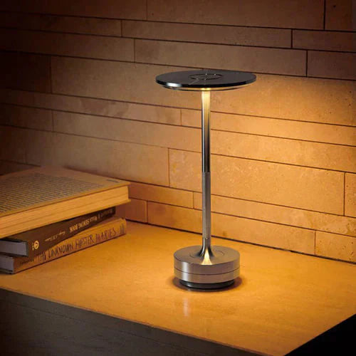 Table Lamp Brass LED Rechargeable Indoor Outdoor