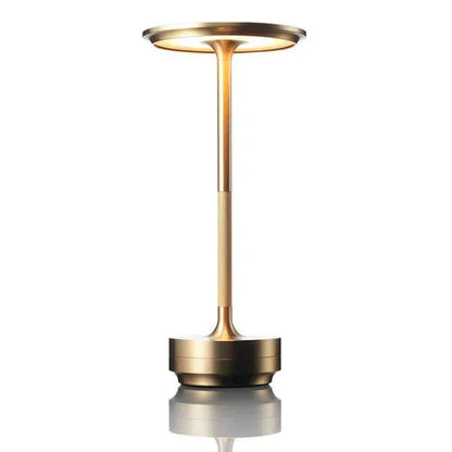 Table Lamp Brass LED Rechargeable Indoor Outdoor