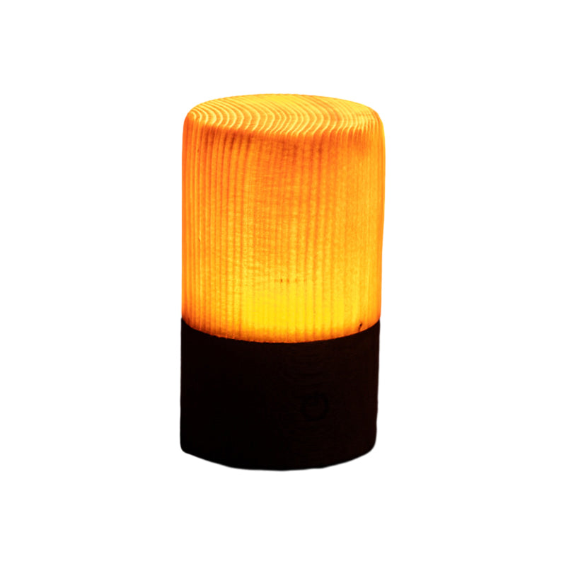 Table Lamp with Touch Control Wood Finish